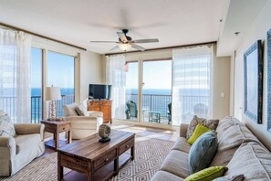 Condo, Multiple Beds, Balcony, Ocean View (Sunset Shores) | Living area | 42-inch flat-screen TV with digital channels