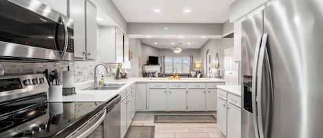 Condo, Multiple Beds, Pool Access, Golf View (Great Escape I) | Private kitchen | Coffee/tea maker