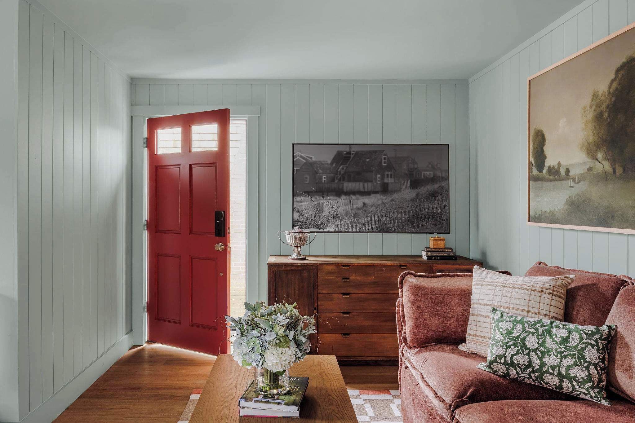 Smart-tv en een kantoor