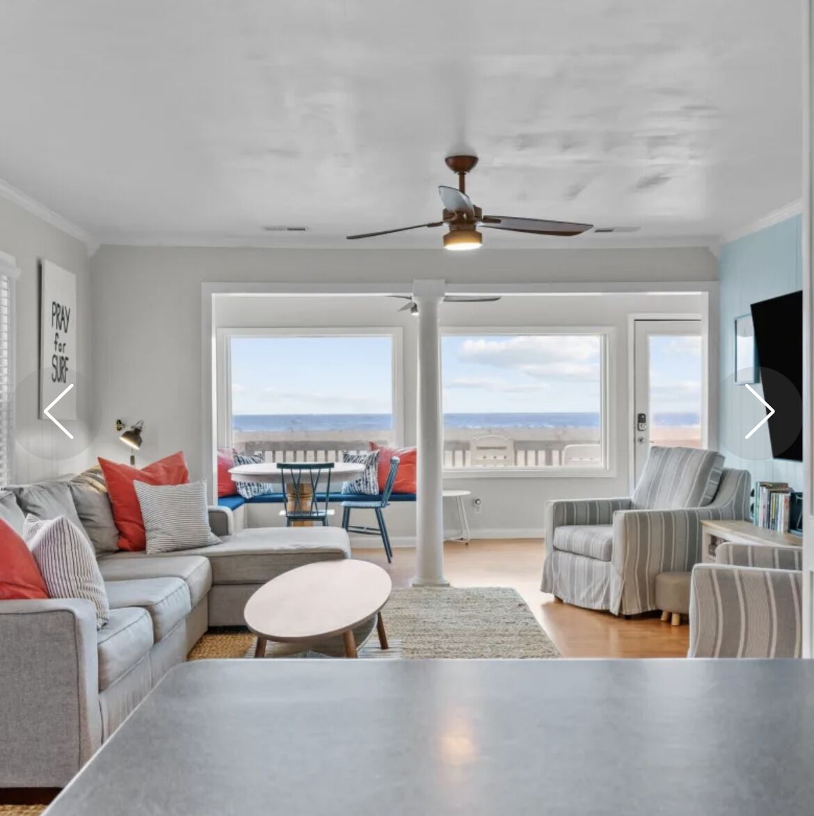 Lil Salty is an ocean front cottage on Oak Island.