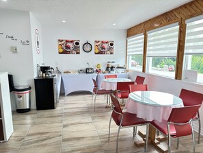 Kontinental frokost er inkludert hver dag