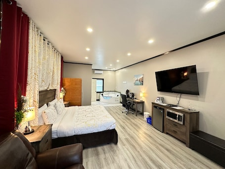 Escritorio, wifi gratis y ropa de cama