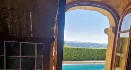 Maison Périgourdine Avec vue Magnifique, sur les Hauteurs de Sarlat