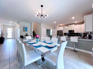 Dining - Spacious Home With Fun Decore And Game Room-4544tb 8 Bedroom Home by RedAwning (Kissimmee)