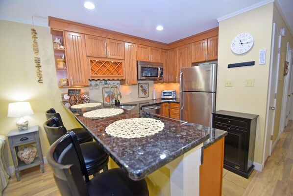 Condo, 1 Bedroom | Private kitchen | Fridge, coffee/tea maker, toaster - Orleans Court 224 1 Bedroom Condo by RedAwning (Ocean City)