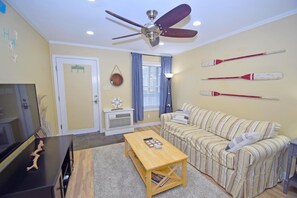 Condo, 1 Bedroom | Living area | Streaming services - Orleans Court 224 1 Bedroom Condo by RedAwning (Ocean City)