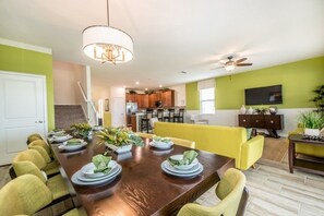 Vila, vários quartos | Opções para refeição