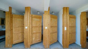 Free toiletries, hair dryer, towels, toilet paper