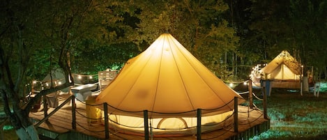 Tenda, 1 Tempat Tidur Queen | Wi-Fi gratis dan seprai linen