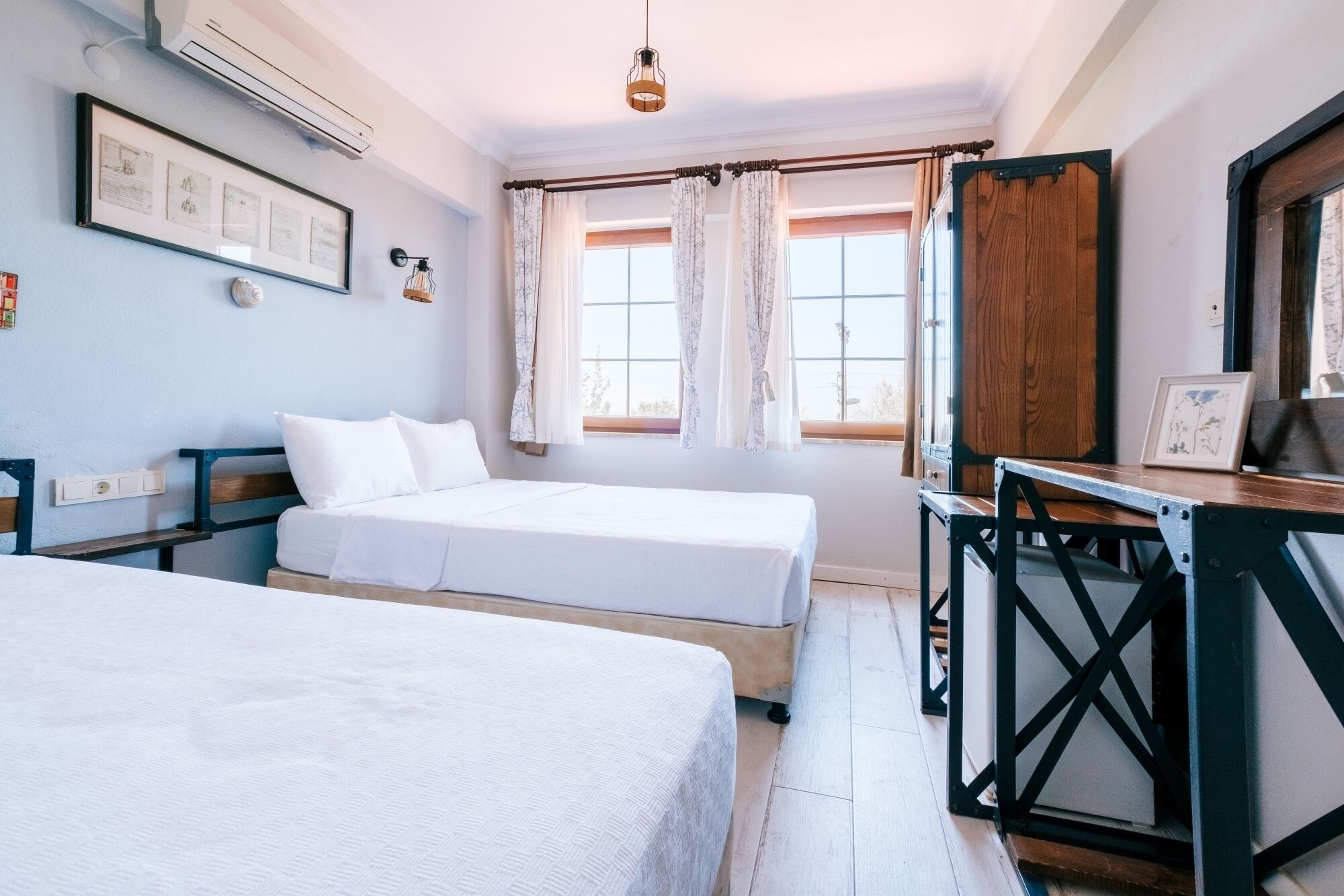 Egyptian cotton sheets, premium bedding, iron/ironing board, free WiFi