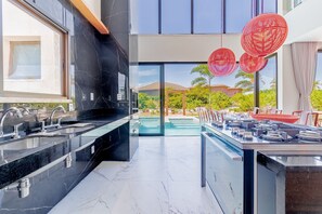 Private kitchen - SA07 Maravilhosa Casa 5 Suítes - Sauípe (Mata de São João)