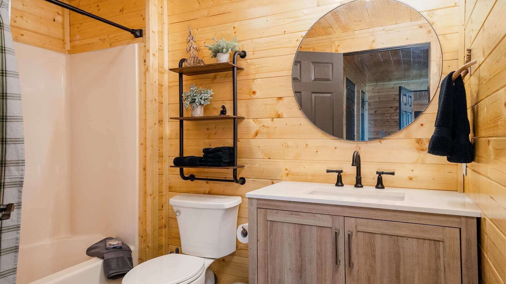 Bathtub, hair dryer, towels