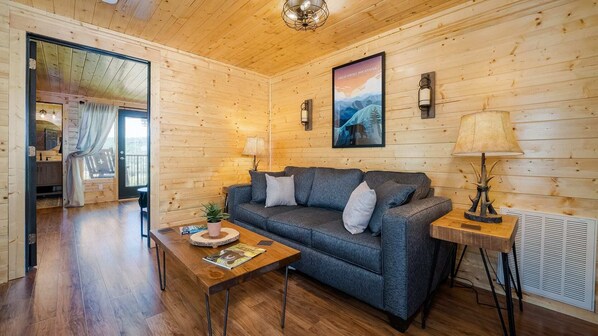 TV, fireplace, offices - Mountain Views at Dolly's Castle Unit 5 (Sevierville)