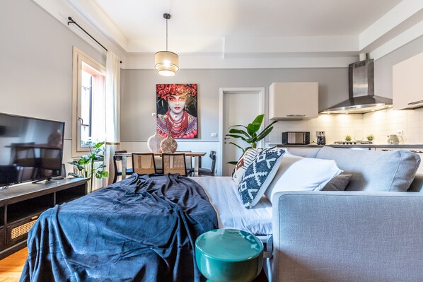 Appartement | Coin séjour | Télévision à écran plat