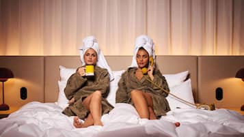Senior Studio Suite | 1 bedroom, hypo-allergenic bedding, down duvets, free minibar items