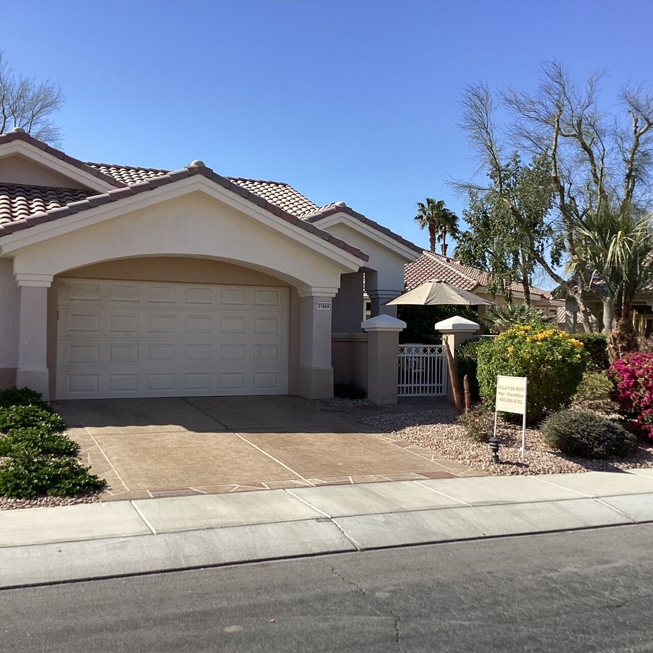 1-Bedroom Villa in Sun City Palm Desert with Golf Cart
