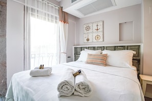 Chambre Double Confort, balcon | 1 chambre, draps fournis