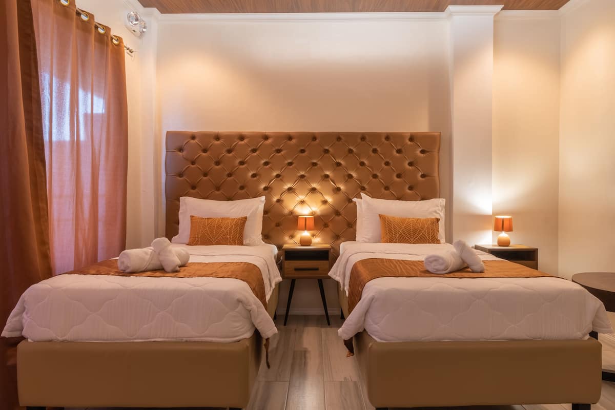 Premium bedding, down duvets, memory-foam beds, minibar