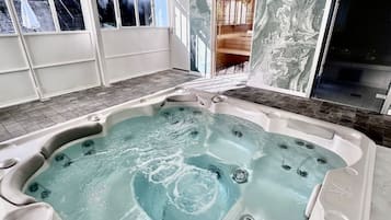 Badstue, boblebad og dampbad