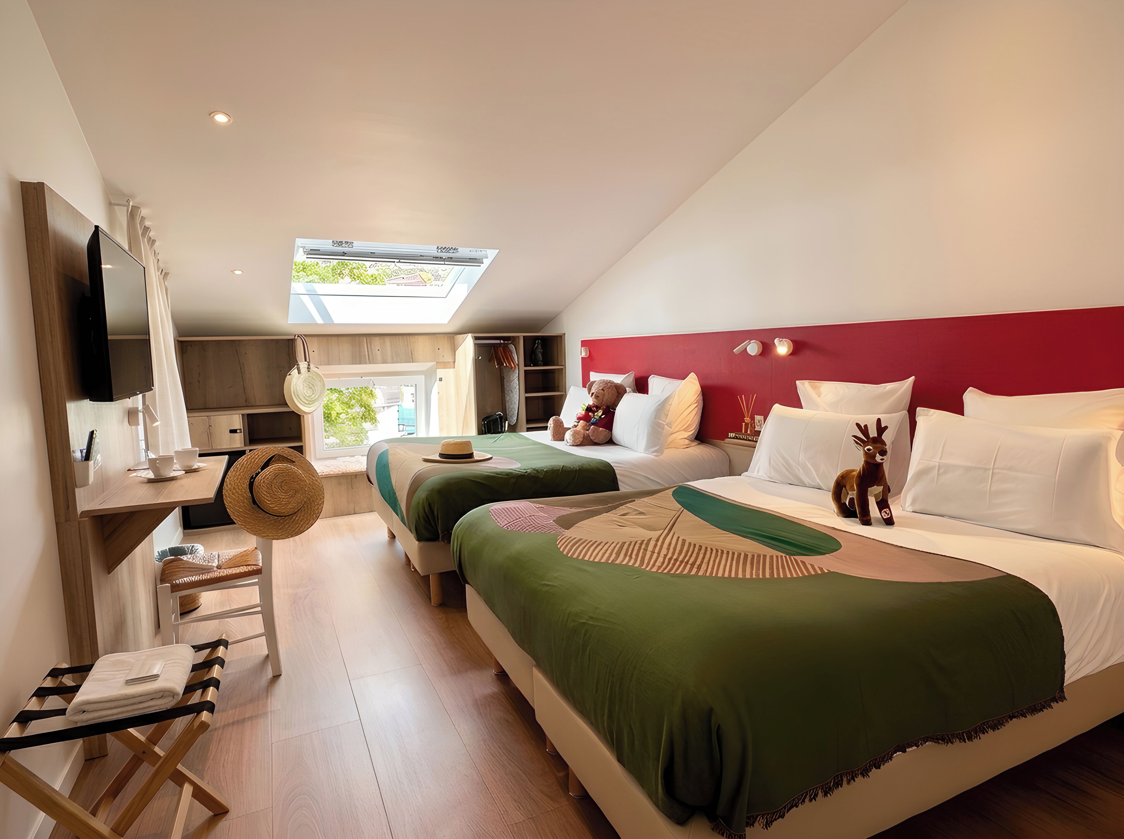 Family Room | Premium bedding, pillowtop beds, in-room safe, individually decorated