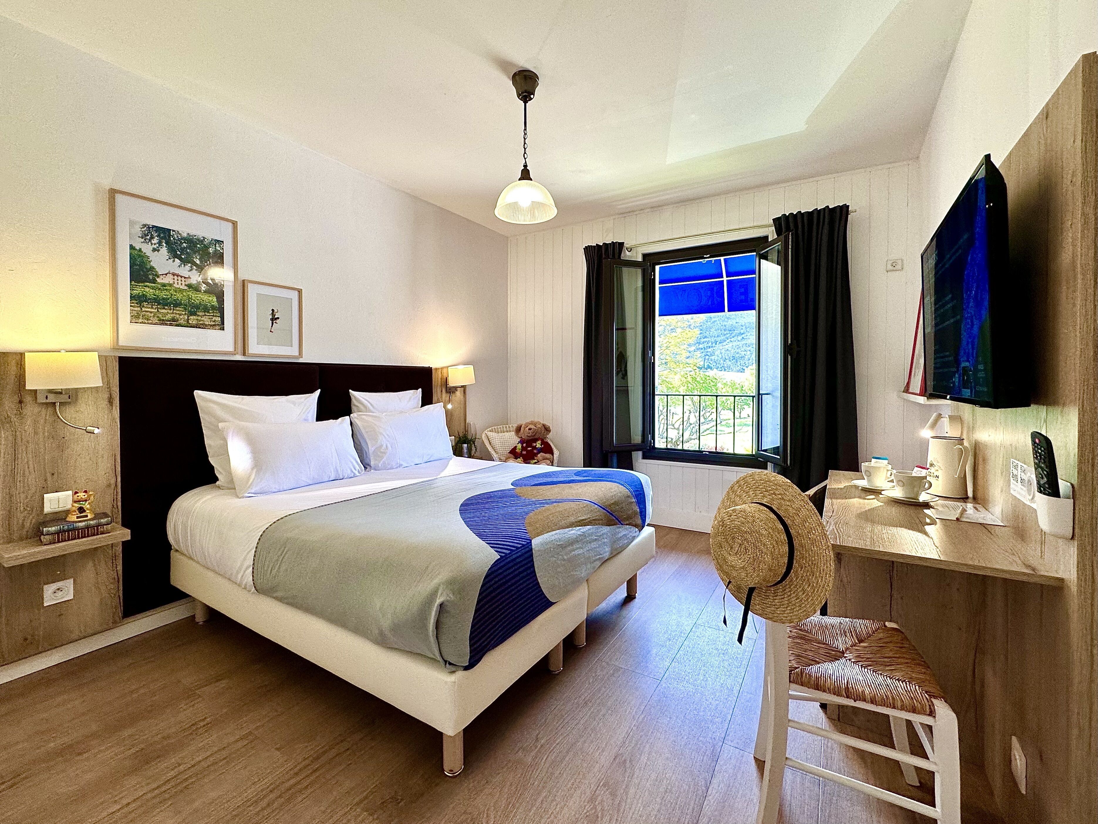 Premium bedding, pillow-top beds, in-room safe, individually decorated