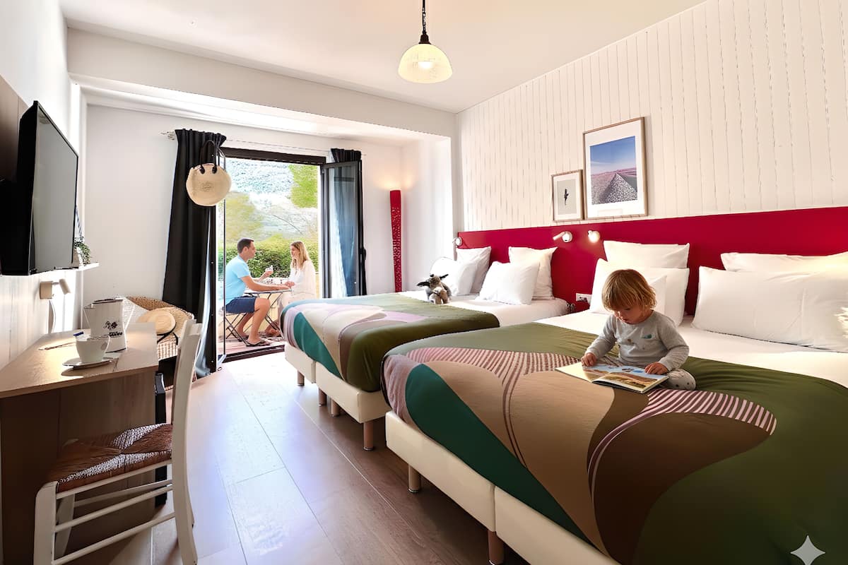 Superior Quadruple Room | Premium bedding, pillow-top beds, in-room safe, individually decorated