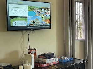 Panoramic Apartment, 2 Bedrooms, Ocean View, Sea Facing | Living area | 1-inch TV with digital channels