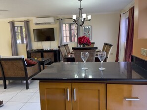 Panoramic Apartment, 2 Bedrooms, Ocean View, Sea Facing | Living area | 1-inch TV with digital channels