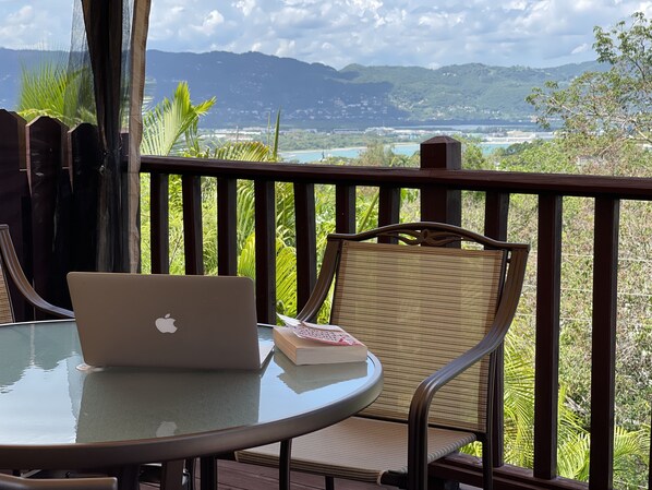Panoramic Apartment, 2 Bedrooms, Ocean View, Sea Facing | Terrace/patio