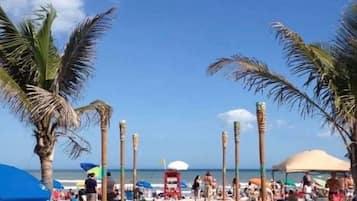 Sun loungers, beach towels