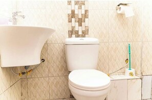 Free toiletries, towels, soap