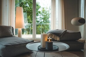 Interior - Vacation home with hot tub, sauna, terrace, fireplace (Langenburg)