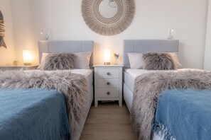 2 bedrooms, iron/ironing board, travel crib, free WiFi
