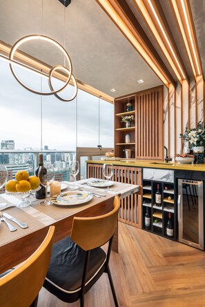 Apartamento superluxo | 2 quartos, roupas de cama de algodão egípcio, roupas de cama premium