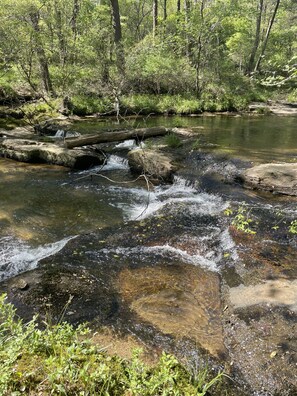 Property grounds - Perfect place to get away and enjoy creek side views! (Fort Payne)