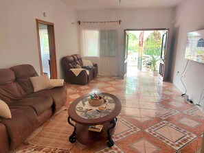 Smart-TV, Bücher, Stereoanlage