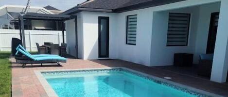 Una piscina climatizada