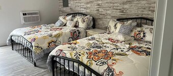 New cabin located on the jacks fork river front.