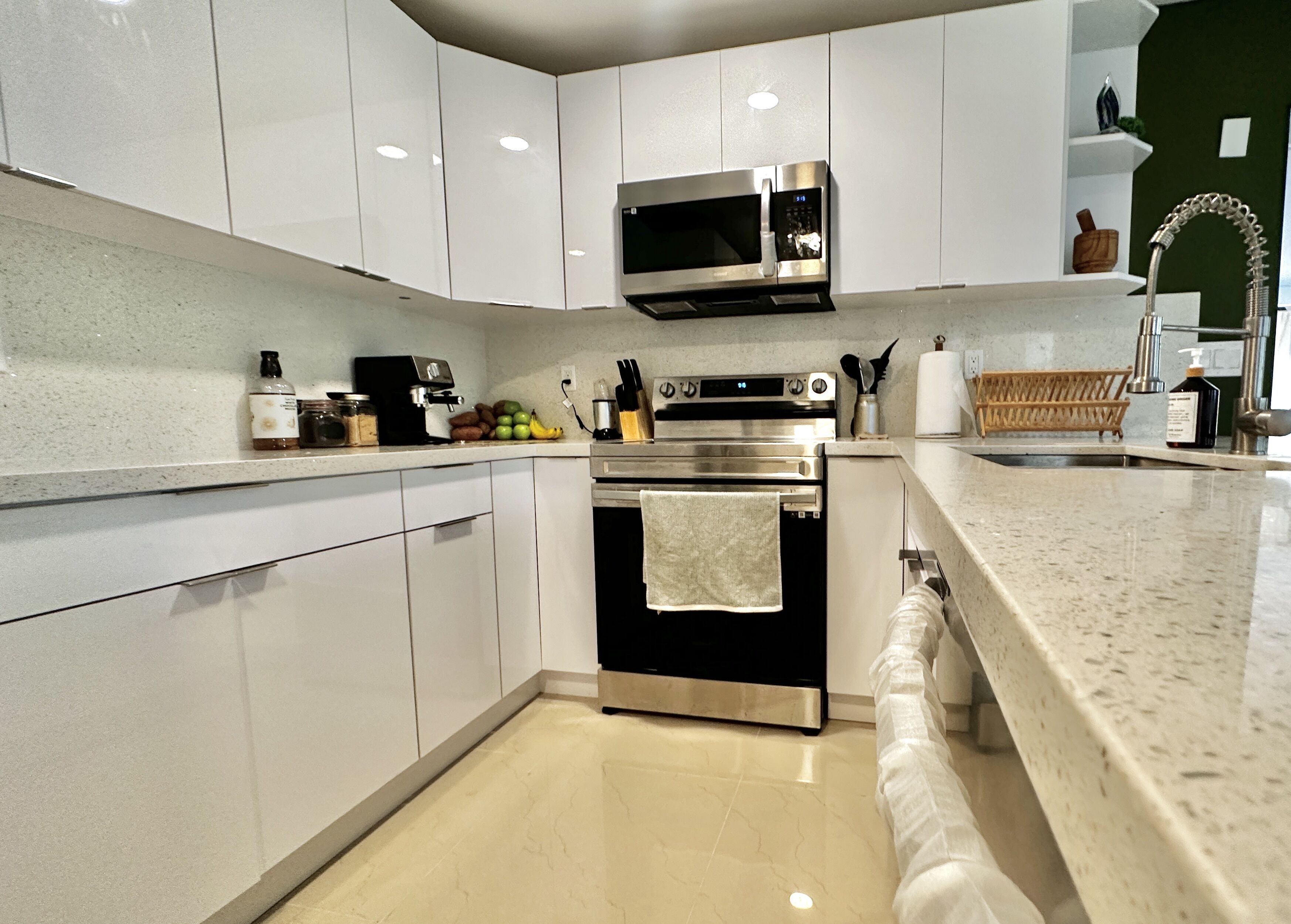 Remodeled home in a quiet central neighborhood near beaches & shopping centers.