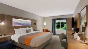 Premier kamer, 1 kingsize bed, niet-roken | 1 slaapkamer, een bureau, een laptopwerkplek, gratis babybedden