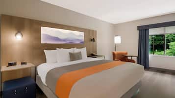 Chambre « Premier », 1 trÚs grand lit, non-fumeurs | 1 chambre, bureau, espace de travail pour ordinateur portable