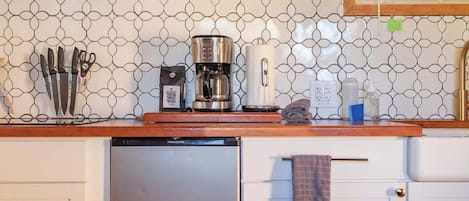 Kühlschrank, Mikrowelle, Toaster