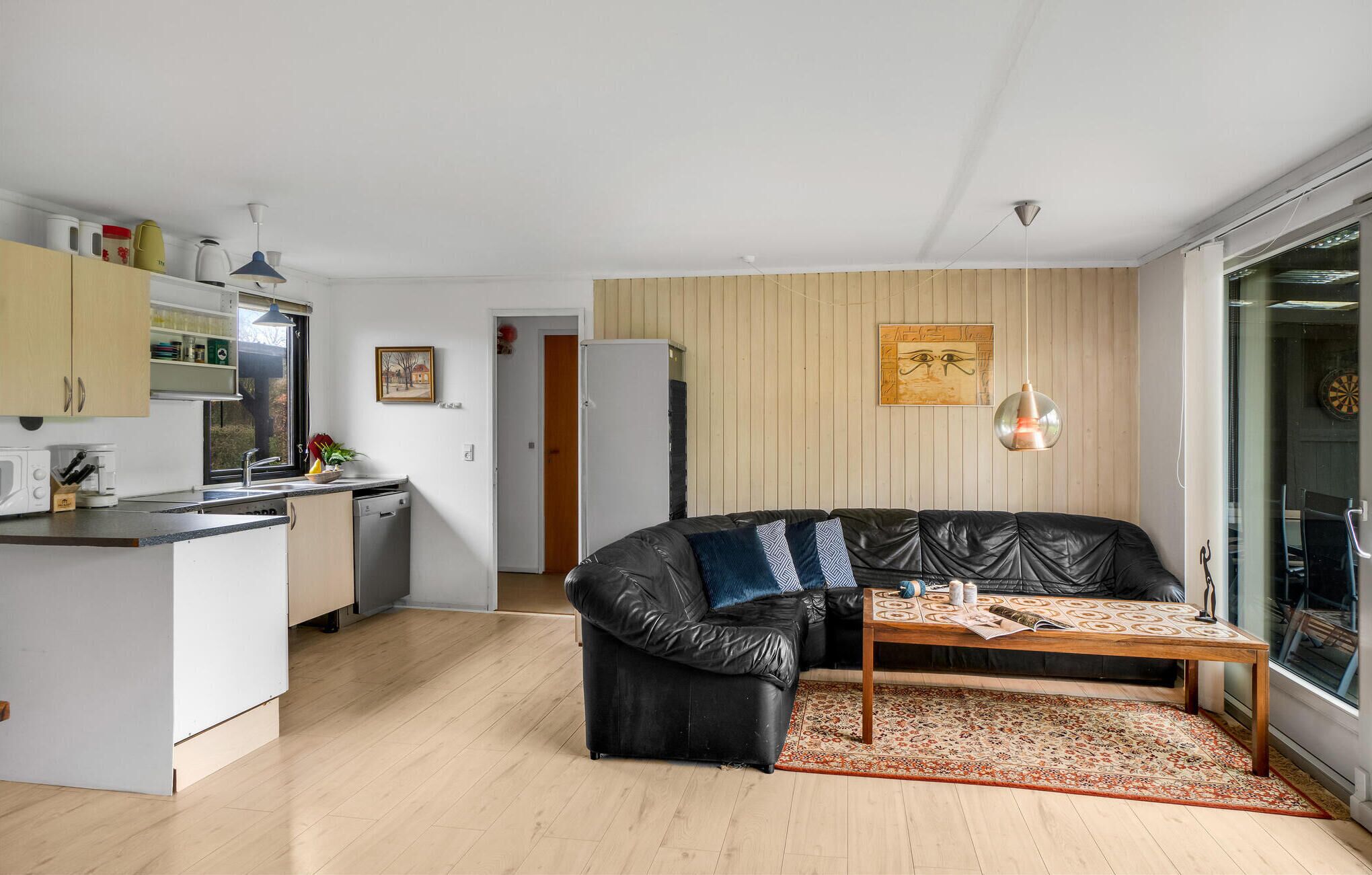 電視、壁爐、DVD 播放機