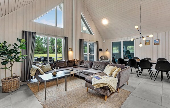 TV, fireplace, DVD player, foosball - 12 bedroom beautiful home in Blåvand (Blåvand)