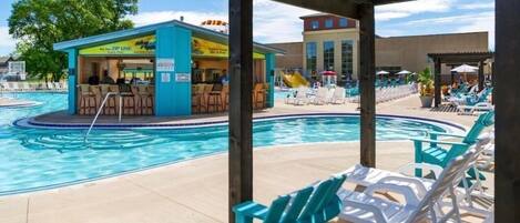 Indoor pool, outdoor pool