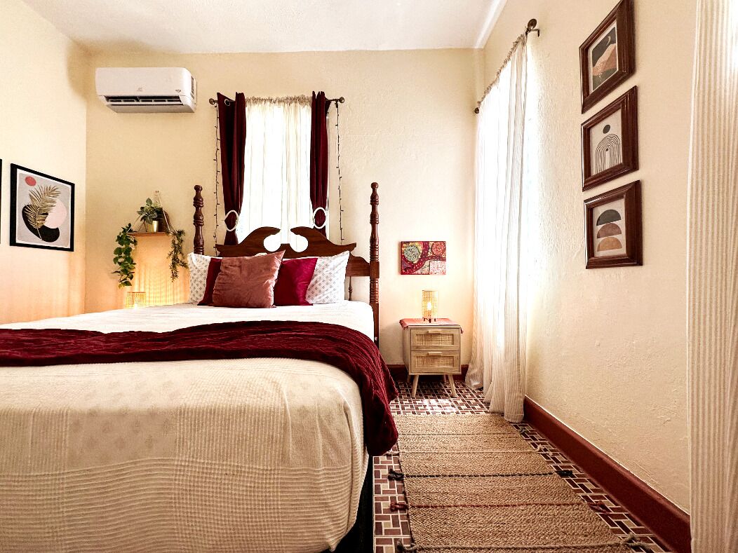 1 habitación y ropa de cama 