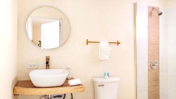 Regadera y secadora de cabello