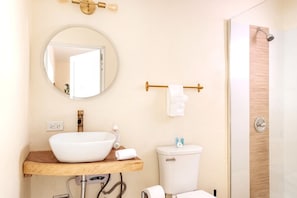 Een douche, een haardroger