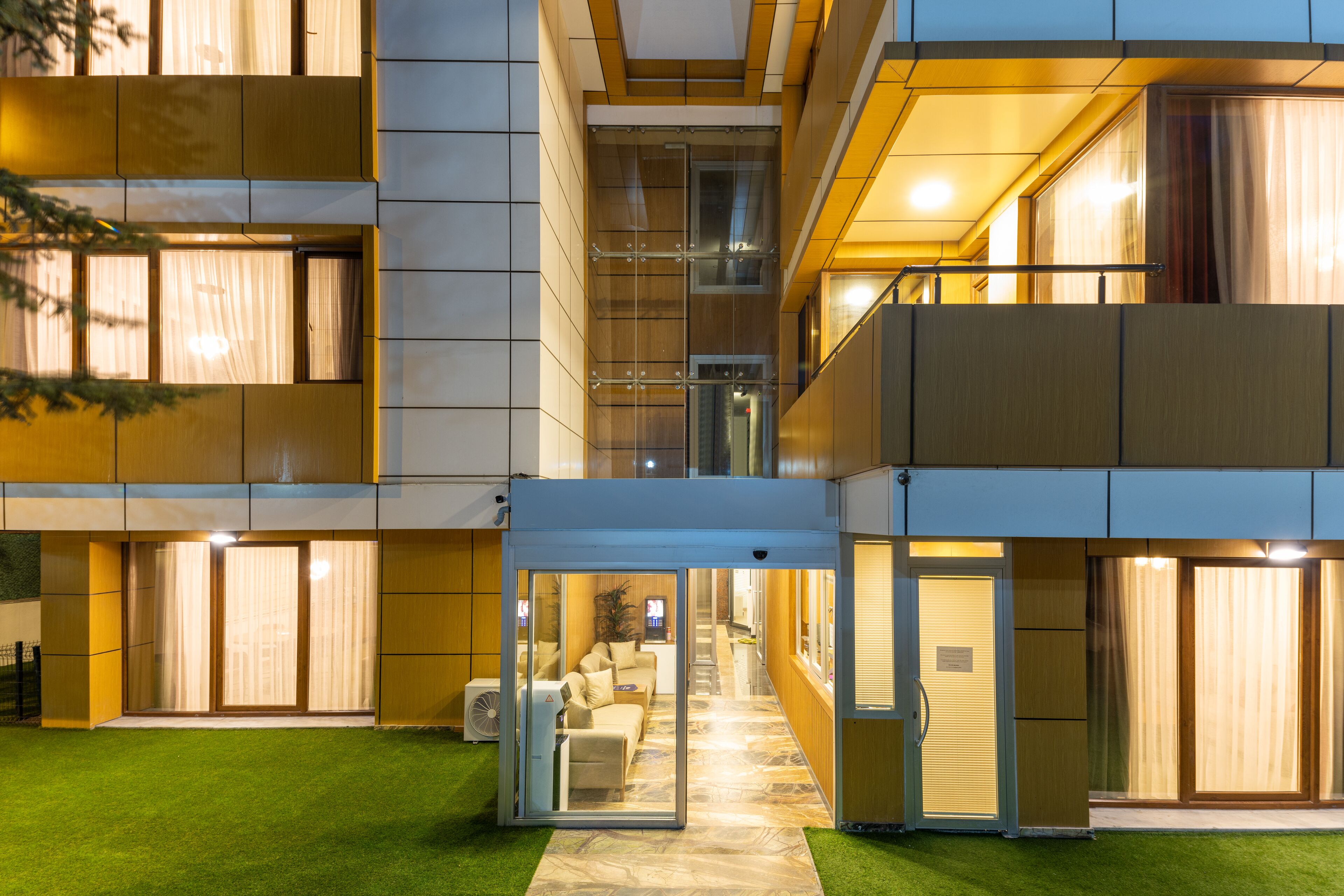 Fachada de la propiedad