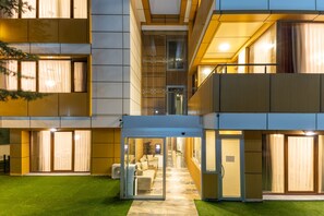 Overnatningsstedets facade